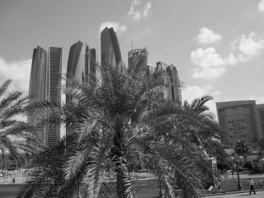 BAE 'deki Abu dhabi şehri.