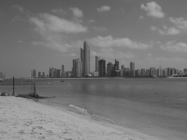 BAE 'deki Abu dhabi şehri.