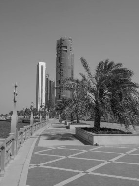 BAE 'deki Abu dhabi şehri.