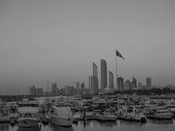 City Abu Dhabi Uae — стокове фото