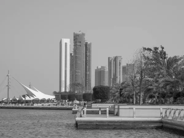 City Abu Dhabi Uae — Zdjęcie stockowe