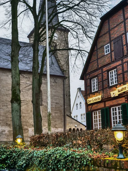 ドイツのミュンスターランドにあるアスベックという小さな村は — ストック写真