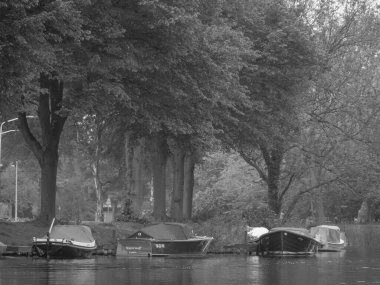 Hollanda 'daki Leiden şehri.