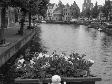 Hollanda 'daki Leiden şehri.