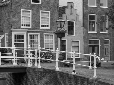 Hollanda 'daki Leiden şehri.