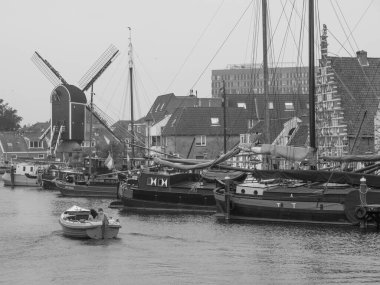 Hollanda 'daki Leiden şehri.