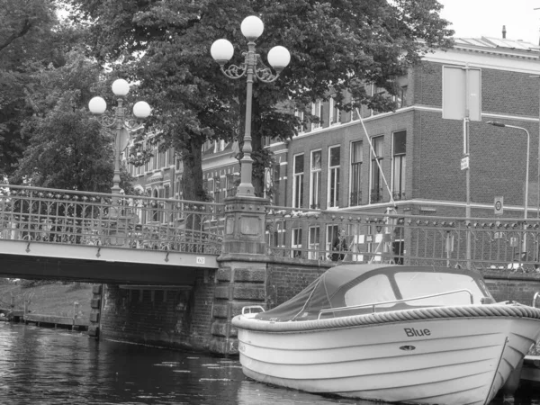 Město Leiden Holandsku — Stock fotografie