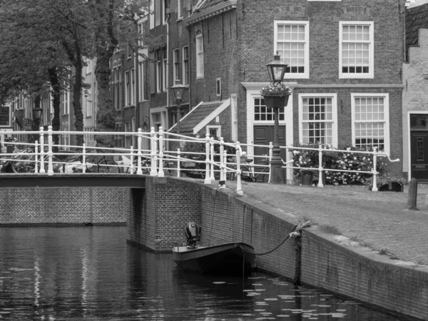 Hollanda Daki Leiden Şehri — Stok fotoğraf