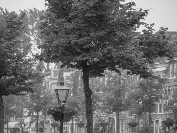 Cidade Leiden Nos Países Baixos — Fotografia de Stock