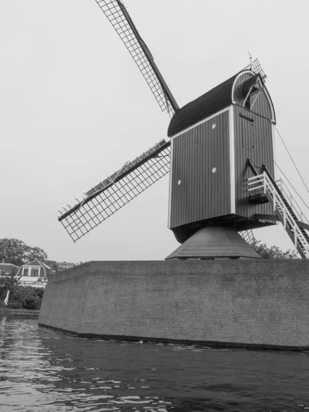 Ciudad Leiden Los Países Bajos — Foto de Stock