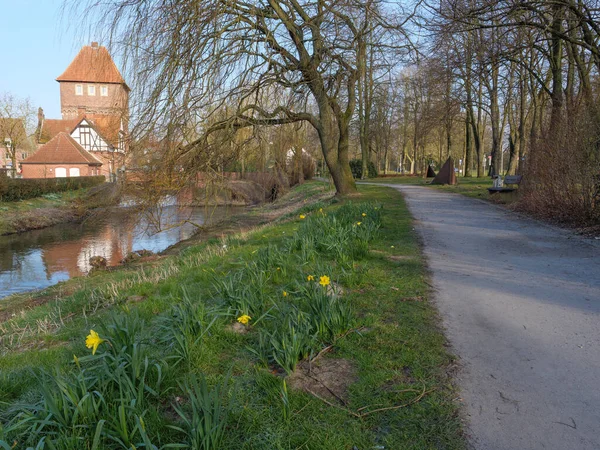 Miasto Coesfeld Niemieckiej Ziemi Muensterland — Zdjęcie stockowe