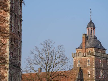 Westphalia 'daki Raesfeld' de bahar geldi.