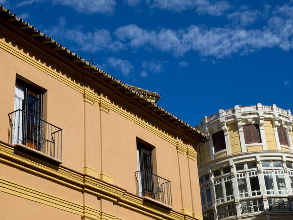 Malaga city in spain