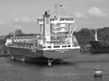 Alman Kuzey Denizi 'ndeki Wilhelmshahaven şehri.