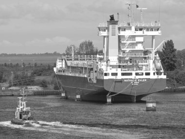 Alman Kuzey Denizi 'ndeki Wilhelmshahaven şehri.