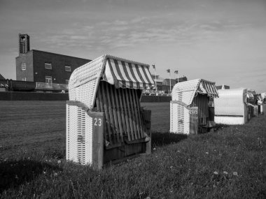 Alman Kuzey Denizi 'ndeki Wilhelmshahaven şehri.