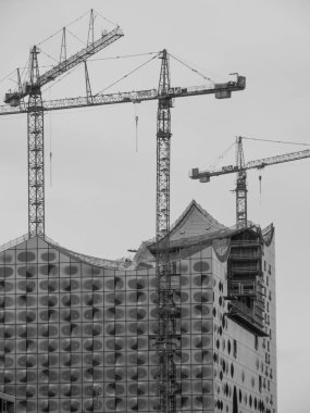 Alman Kuzey Denizi 'ndeki Wilhelmshahaven şehri.