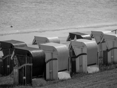 Alman Kuzey Denizi 'ndeki Wilhelmshahaven şehri.
