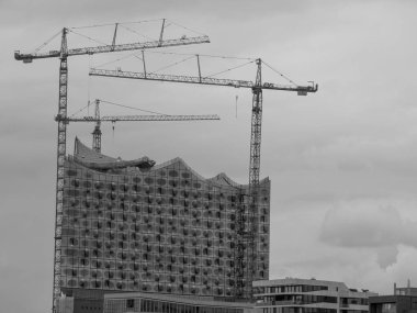 Alman Kuzey Denizi 'ndeki Wilhelmshahaven şehri.