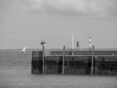 Alman Kuzey Denizi 'ndeki Wilhelmshahaven şehri.