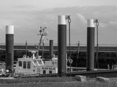 Alman Kuzey Denizi 'ndeki Wilhelmshahaven şehri.