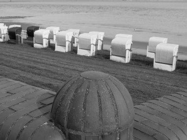 Alman Kuzey Denizi 'ndeki Wilhelmshahaven şehri.