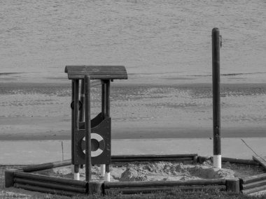 Alman Kuzey Denizi 'ndeki Wilhelmshahaven şehri.