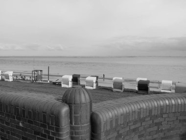 Alman Kuzey Denizi 'ndeki Wilhelmshahaven şehri.