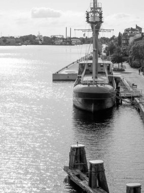 Alman Kuzey Denizi 'ndeki Wilhelmshahaven şehri.