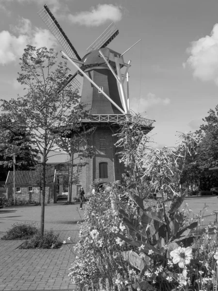 City Papenburg River Ems — Stock Photo, Image