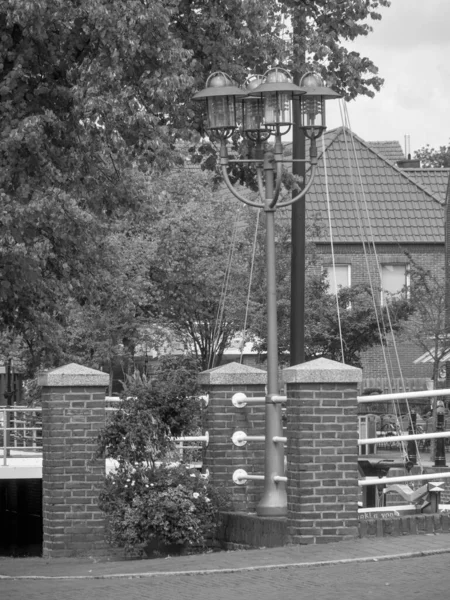 Stad Papenburg Aan Rivier Ems — Stockfoto