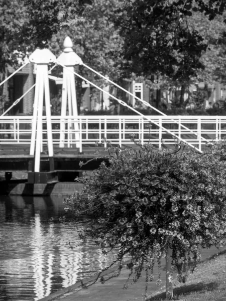 Město Papenburg Řeky Ems — Stock fotografie