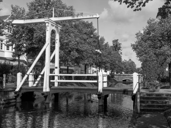 Cidade Papenburg Rio Ems — Fotografia de Stock
