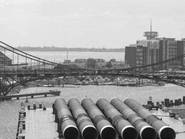 Die Stadt Wilhelmshaven Der Deutschen Nordsee — Stockfoto