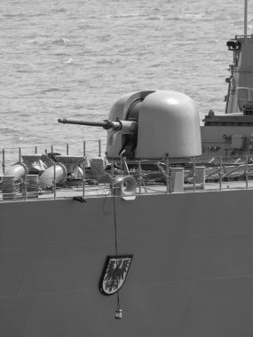 Alman Kuzey Denizi 'ndeki Wilhelmshahaven şehri.