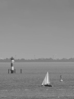 Alman Kuzey Denizi 'ndeki Wilhelmshahaven şehri.