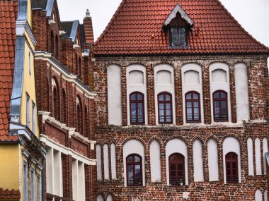 Baltık Denizi 'ndeki Stralsund şehri