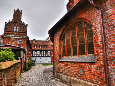 Baltık Denizi 'ndeki Stralsund şehri