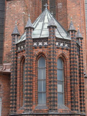 Baltık Denizi 'ndeki Stralsund şehri