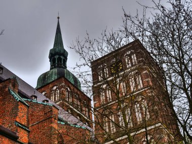 Baltık Denizi 'ndeki Stralsund şehri