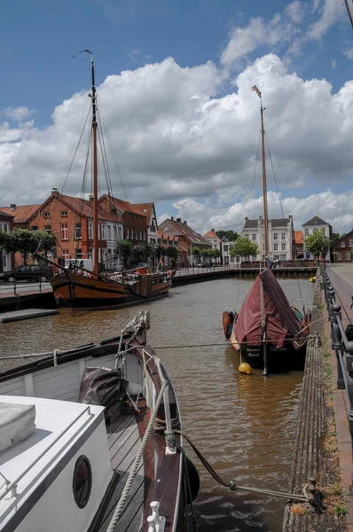 Weener River Ems German Ostfriesland — Zdjęcie stockowe