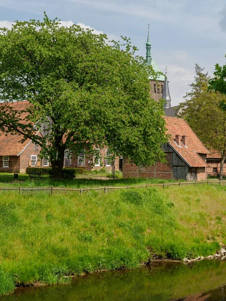 Old Houses River Berkel Germany — Stok fotoğraf