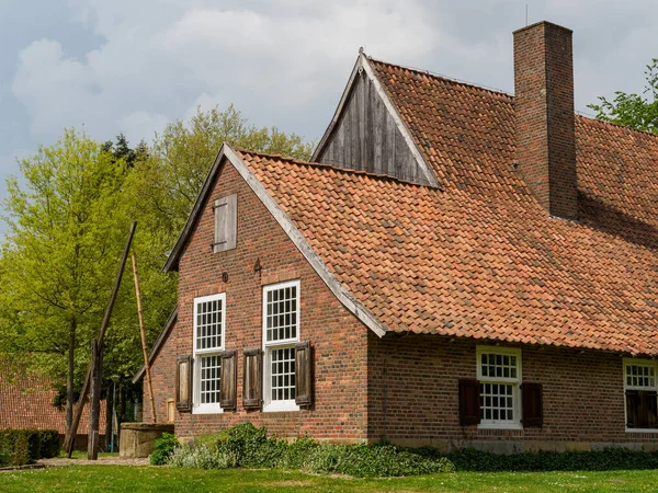 Old Houses River Berkel Germany — стоковое фото