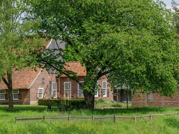 Old Houses River Berkel Germany — Foto de Stock