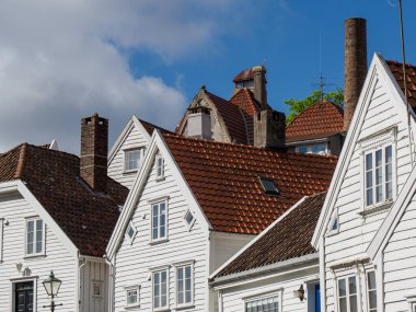Norveç 'in eski kenti Stavanger.