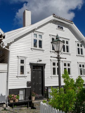 Norveç 'in eski kenti Stavanger.