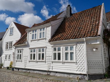 Norveç 'in eski kenti Stavanger.