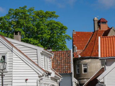 Norveç 'in eski kenti Stavanger.