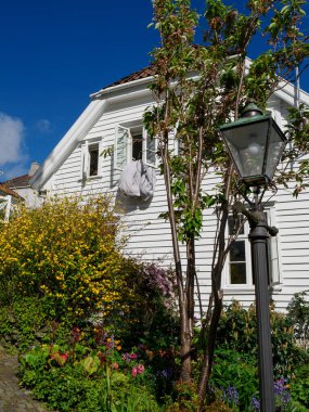 Norveç 'in eski kenti Stavanger.