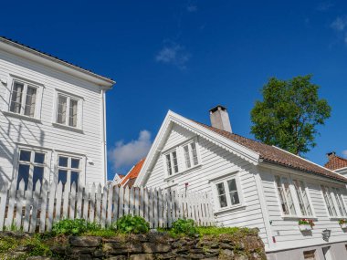 Norveç 'in eski kenti Stavanger.